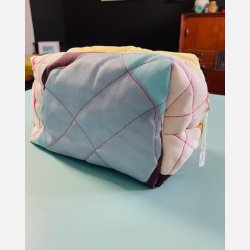 Toilettaske quiltet rd